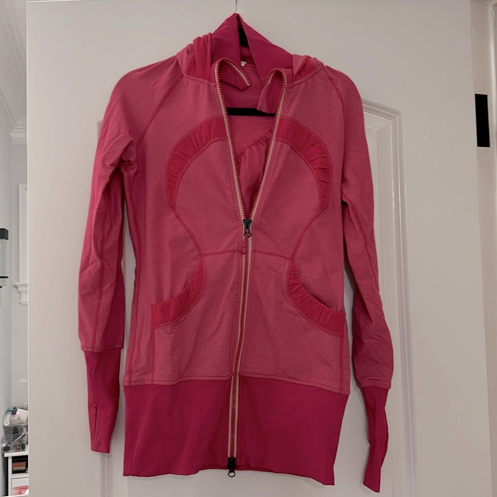 Lightweight Lululemon jacket with hoodie